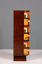 Wunderschönes Art Deco Stil Highboard Kommode Vertiko Schubladenkommode