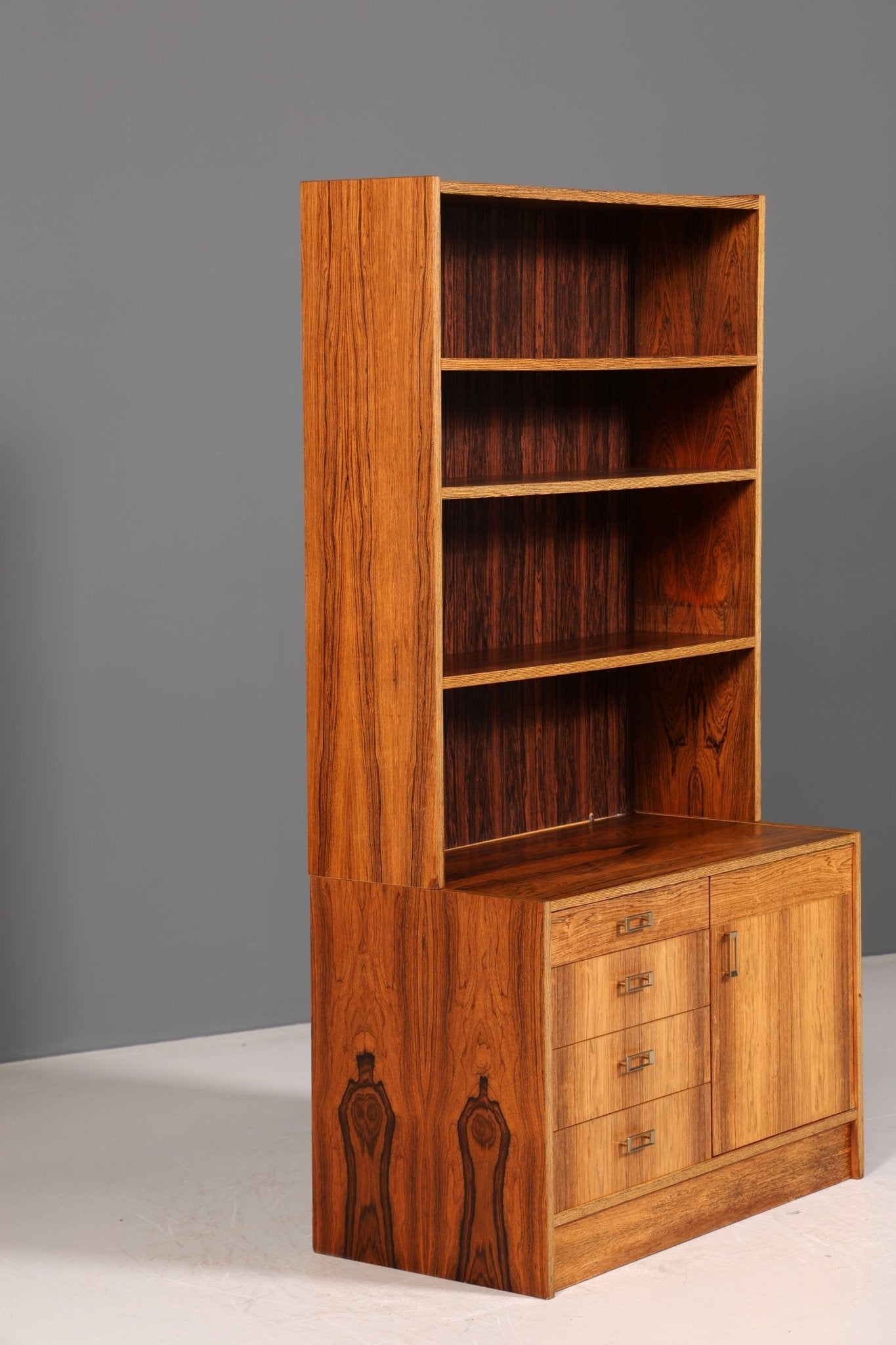 Wunderschönes Mid Century Palisander Regal Vintage Bücherregal 60s Schrank Kommode