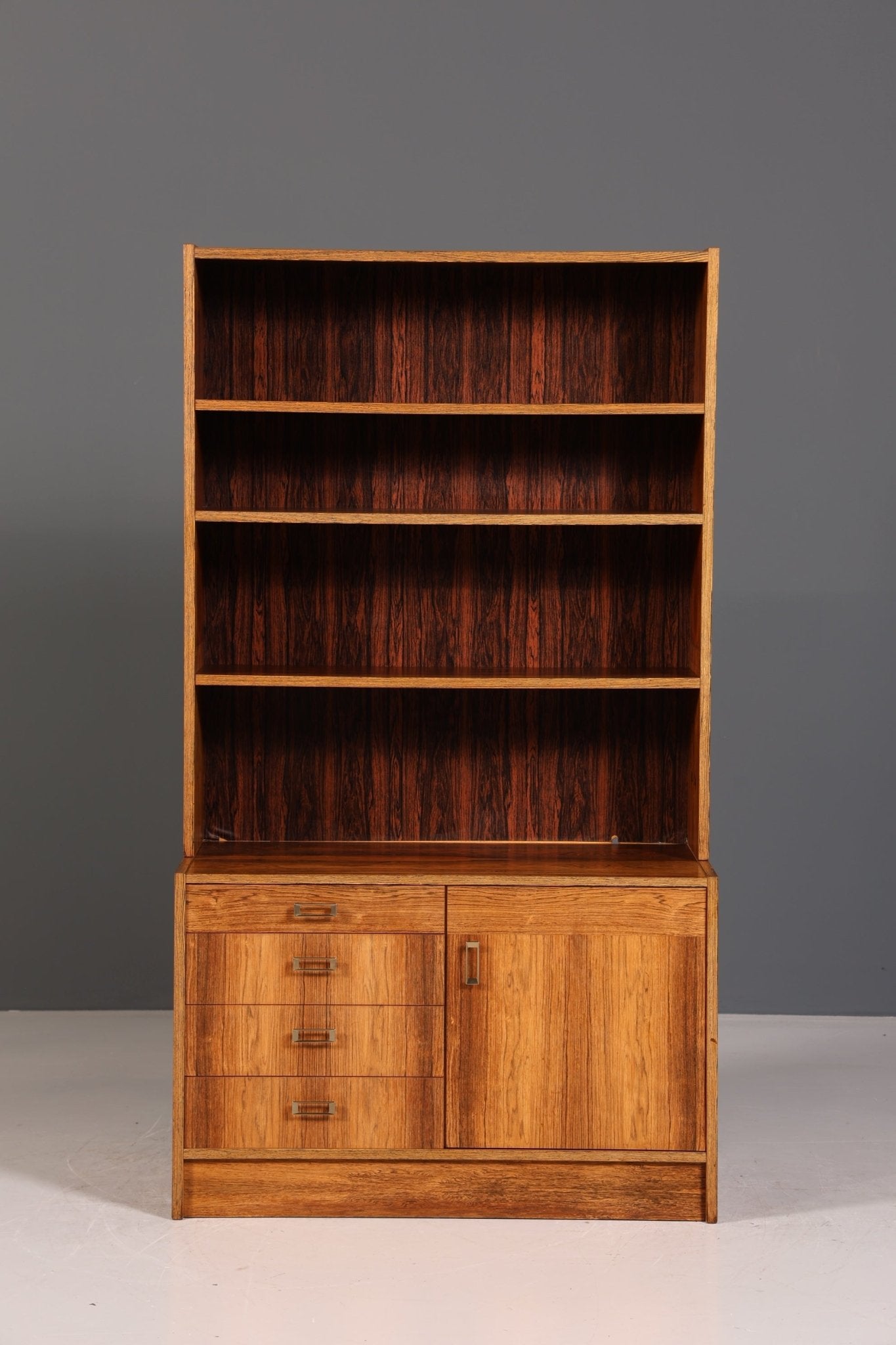 Wunderschönes Mid Century Palisander Regal Vintage Bücherregal 60s Schrank Kommode