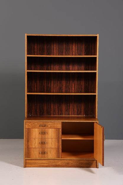 Wunderschönes Mid Century Palisander Regal Vintage Bücherregal 60s Schrank Kommode