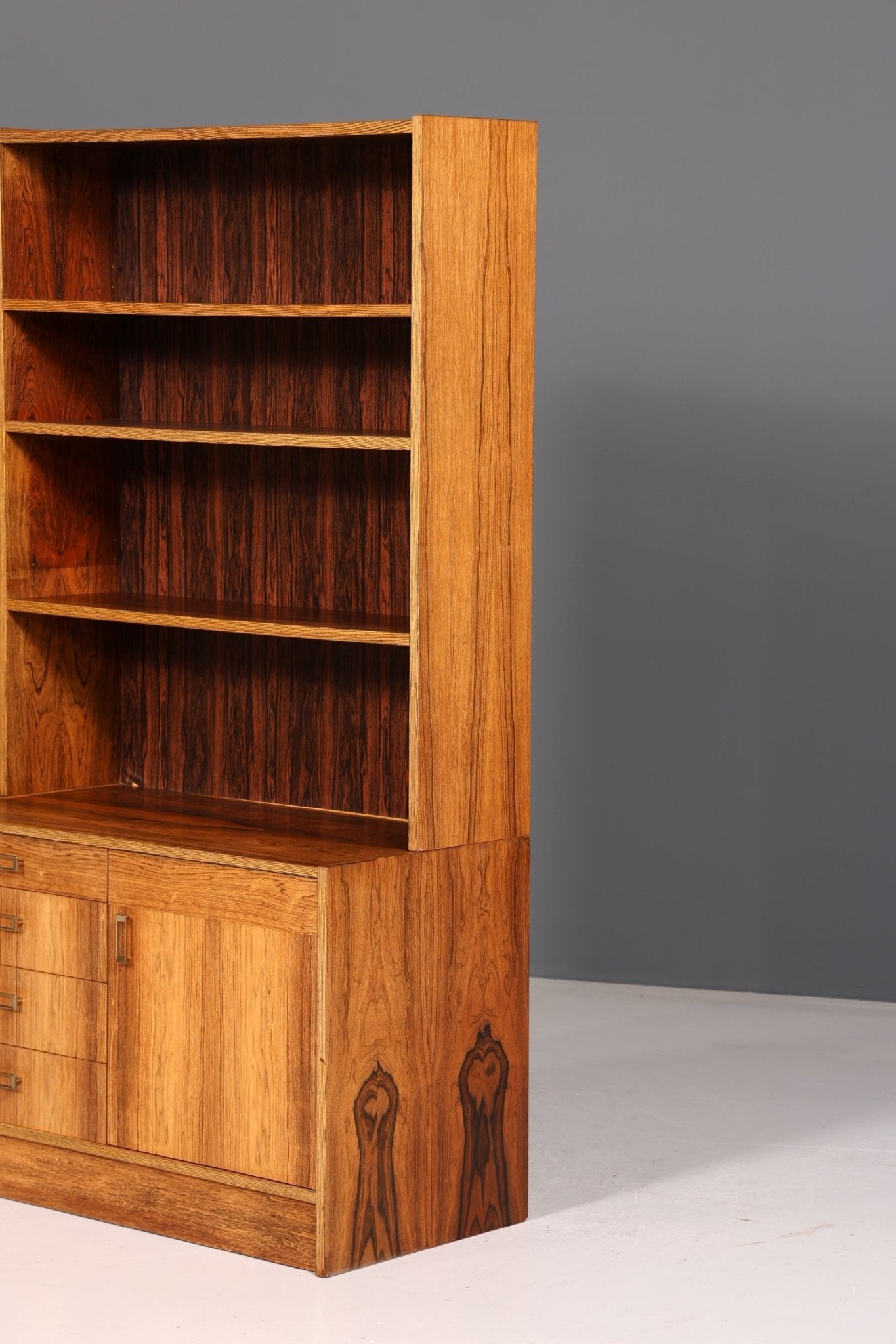 Wunderschönes Mid Century Palisander Regal Vintage Bücherregal 60s Schrank Kommode