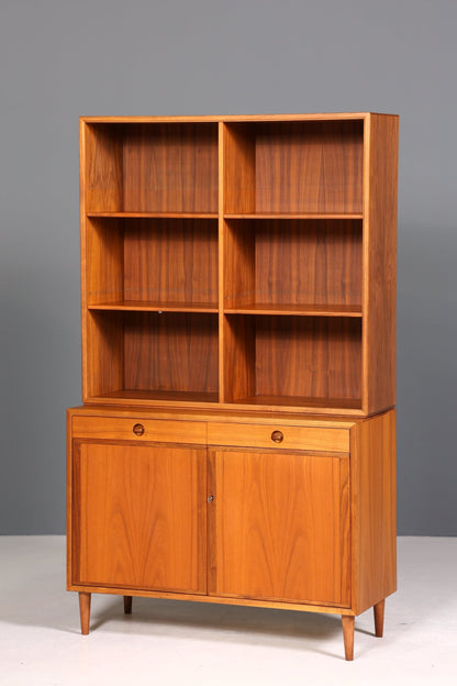 Wunderschönes Mid Century Regal Made in Denmark echt Holz Schrank Danish Design Retro Kommode Vintage Bücherregal 60er Jahre 1 von 2