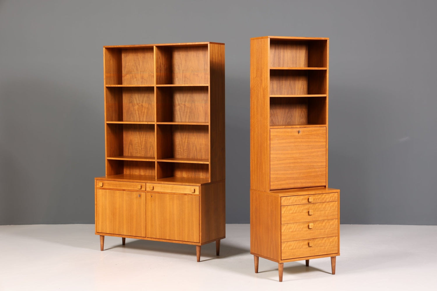 Wunderschönes Mid Century Regal &quot;Ulferts- Made in Sweden&quot; echt Holz Schrank Retro Kommode Vintage Bücherregal 60er Jahre