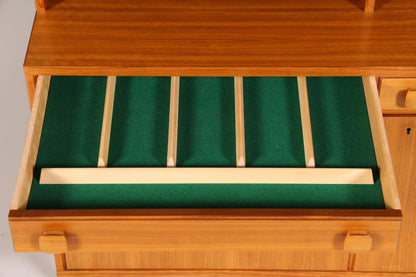 Wunderschönes Mid Century Regal &quot;Ulferts- Made in Sweden&quot; echt Holz Schrank Retro Kommode Vintage Bücherregal 60er Jahre