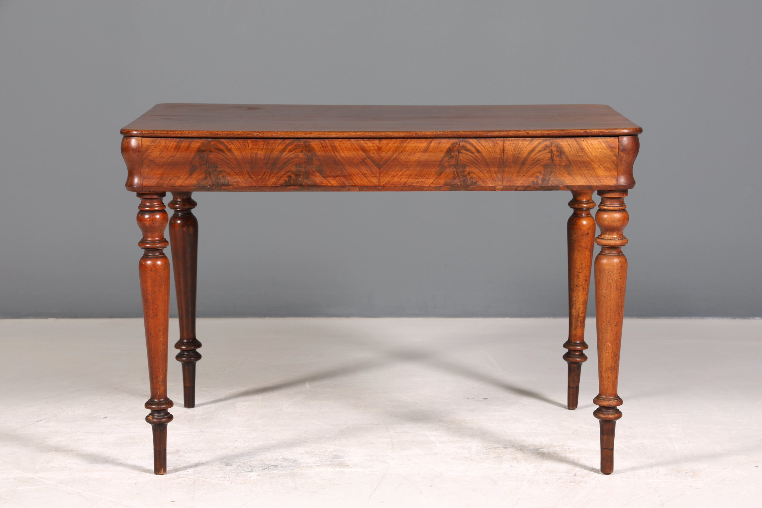 Filigraner Englischer Schreibtisch Englisch Desk Louis Philippe Empire Stil Bürotisch Antik Office Table